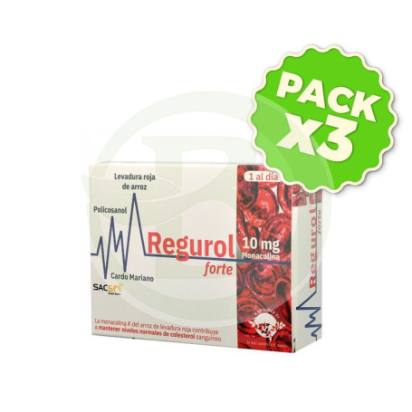 Pack 3x Regurol Forte 30 Cápsulas Espadiet