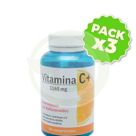 Pack 3x Vitamina C+ Bioflavonoides 90 Comprimidos Espadiet