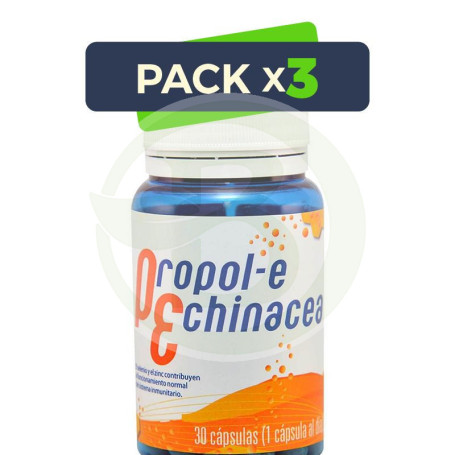 Pack 3x Propol-E Echinácea 30 Capsulas Espadiet
