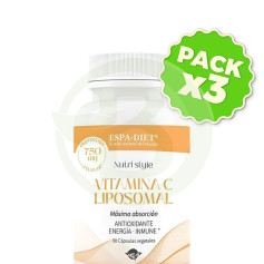 Pack 3x Vitamina C Liposomal 90 Cápsulas Espadiet