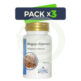 Pack 3x Megapoliporus C 60 Cápsulas Jellybell