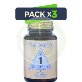Pack 3x Sal Salys 1 CAF 90 Comprimidos Jellybell