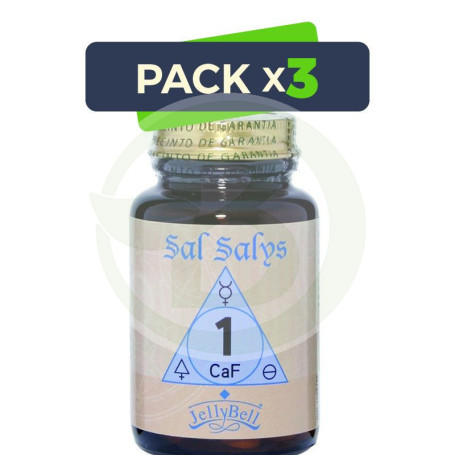 Pack 3x Sal Salys 1 CAF 90 Comprimidos Jellybell