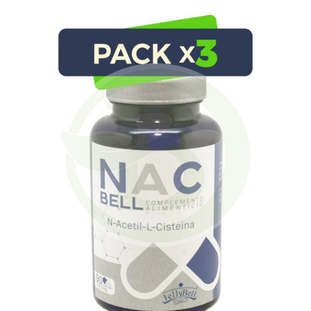 Pack 3x Nacbell 90 Cápsulas Jellybell
