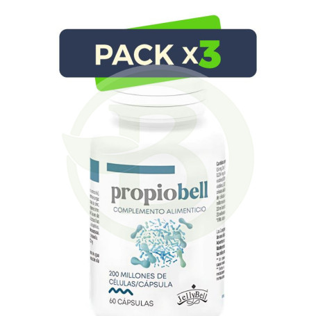 Pack 3x Propiobell 60 Cápsulas Jellybell