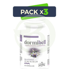 Pack 3x Dormibell 60 Cápsulas Jellybell