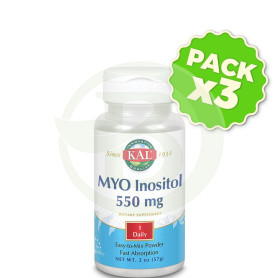 Pack 3x Myo Inositol 550Mg. 57Gr. Kal