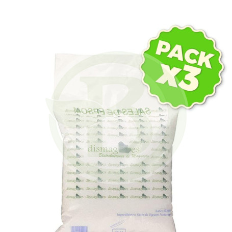 Pack 3x Sales De Magnesio 2 Kg Dismag