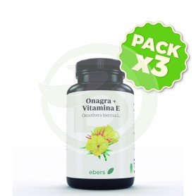 Pack 3x Onagra+Vit. e 515 Mg 100 Perlas Ebers