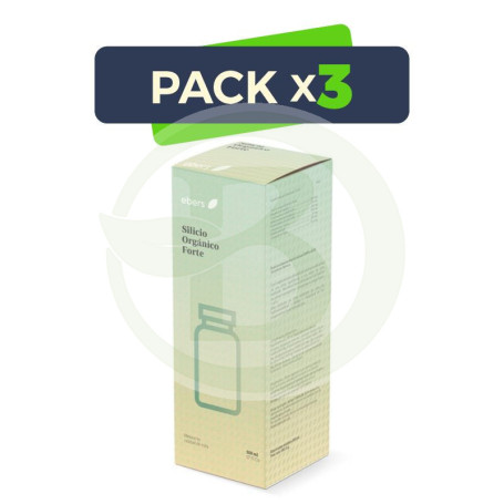 Pack 3x Silicio Orgánico Forte 500 Ml Ebers