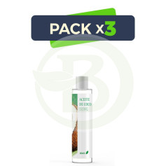 Pack 3x Aceite De Coco 150 Ml Ebers