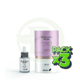 Pack 3x Hyaluronico Dermo Ebers 30 Ml Ebers