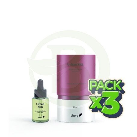 Pack 3x Sérum Antipolución Urban Silk 30 Ml Ebers