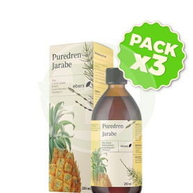 Pack 3x Puredren Jarabe 250 Ml Ebers