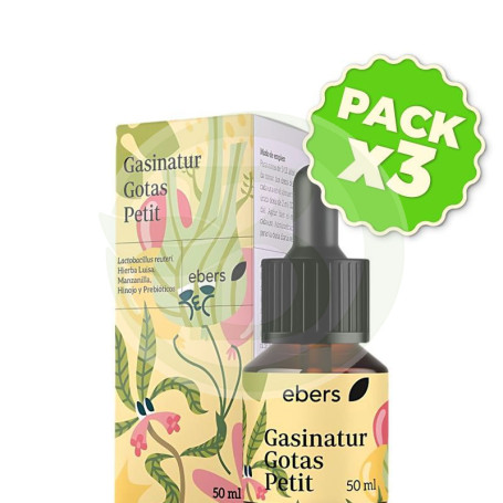 Pack 3x Gasinatur Gotas Petit 50 Ml Ebers