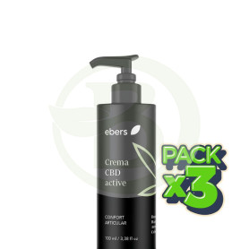 Pack 3x Crema Cbd Active 100Ml
