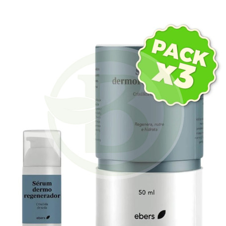 Pack 3x Sérum Dermoregenerador Crisálida De Seda 30Ml Ebers