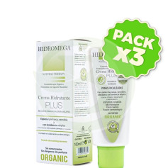 Pack 3x Crema Hidratante Plus 100 Ml Hidromega