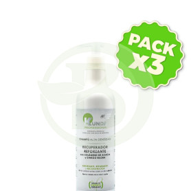Pack 3x Champu Recuperador Reforzante 500 Ml Natural System Woman