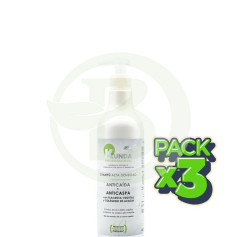 Pack 3x Champu Anticaida+Anticaspa 500 Ml Natural System Woman