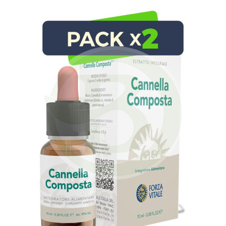 Pack 2x Cannella Composta 10Ml. (Plata) Forza Vitale