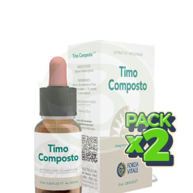 Pack 2x Timo Composto 10Ml. (Cobre) Forza Vitale