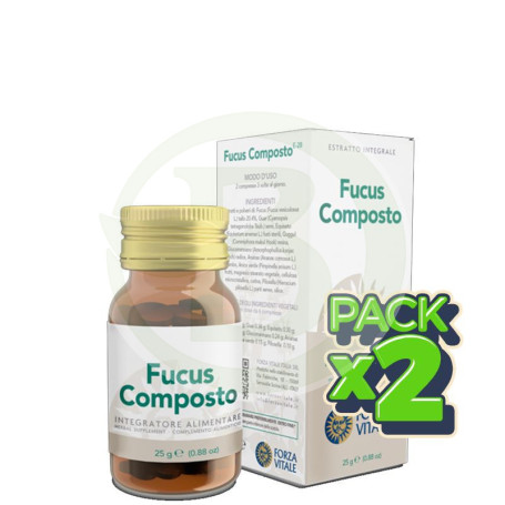 Pack 2x Fucus Composto 25Gr. Forza Vitale