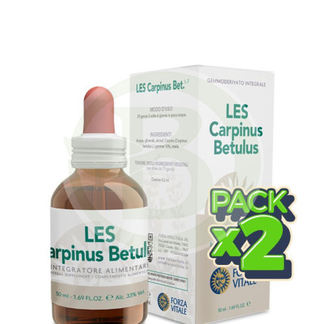 Pack 2x Les Carpinus Betulus (Carpino) 50Ml. Forza Vitale