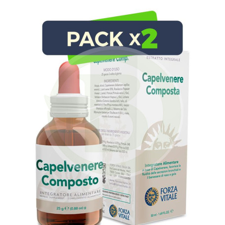 Pack 2x Capelvenere Composto 50Ml Forza Vitale