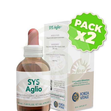 Pack 2x SYS Aglio 50Ml. Forza Vitale
