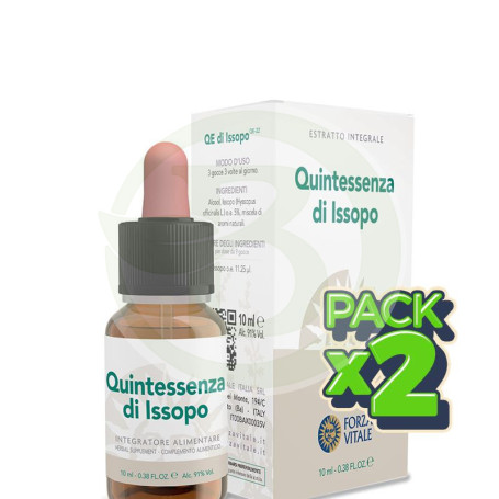 Pack 2x Quintaesencia de Issopo 10Ml. Forza Vitale