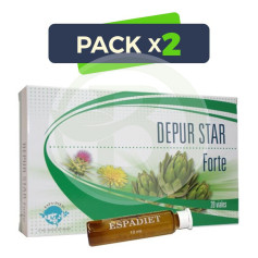 Pack 2x Depur Star Forte 20 Viales 10Ml. Espadiet
