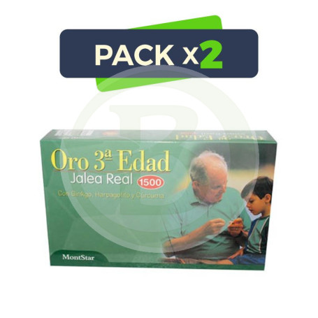 Pack 2x Jalea Tercera Edad Forte Montstar