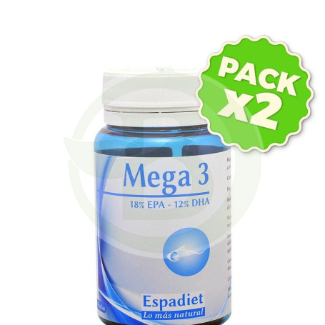 Pack 2x Mega 3 60 Perlas Espadiet