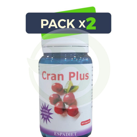 Pack 2x Cran Plus 60 Cápsulas Mont-Star