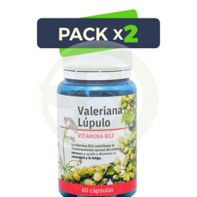 Pack 2x Valeriana, Lúpulo y B12 60 Cápsulas Espadiet
