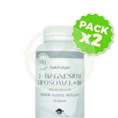 Pack 2x Magnesium 2 Liposomal + B6 90Capsulas Espadiet