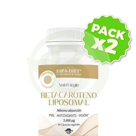 Pack 2x Betacaroteno Liposomal 60 Cápsulas Espadiet