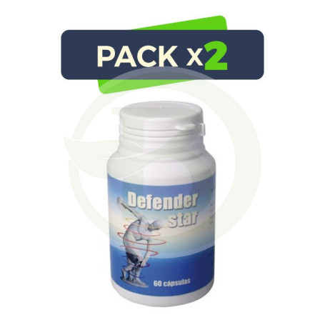 Pack 2x Defender Star con Lactoferrina 60 Cápsulas Jellybell