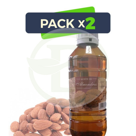 Pack 2x Aceite de Almendras Dulces 1Lt. Jellybell