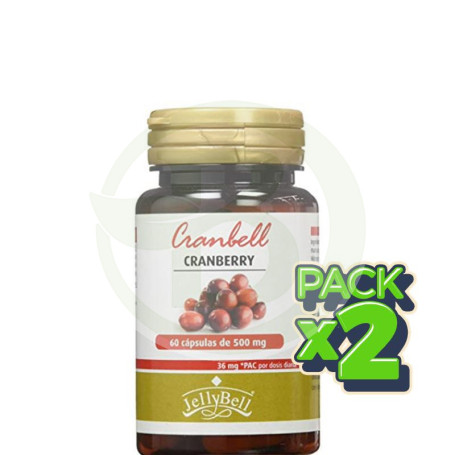 Pack 2x Cranbell 60 Cápsulas Jellybell