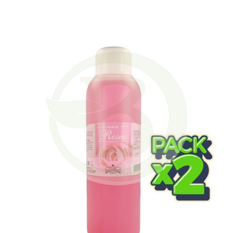Pack 2x Agua De Rosas 1Lt. Jellybell