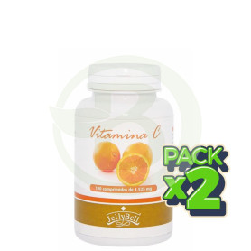 Pack 2x Vitamina C 100 Comprimidos Jellybell
