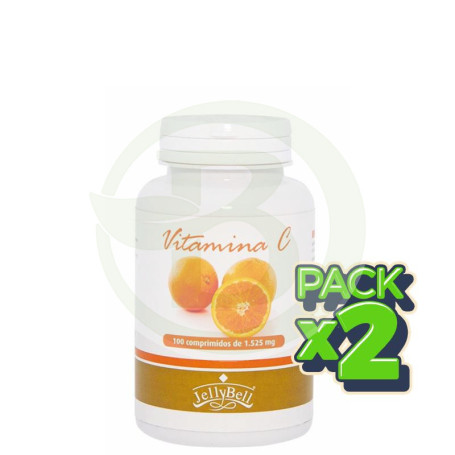Pack 2x Vitamina C 100 Comprimidos Jellybell