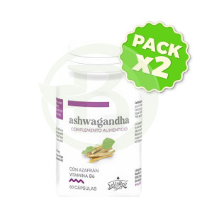 Pack 2x Aswagandha 60 Cápsulas Jellybell