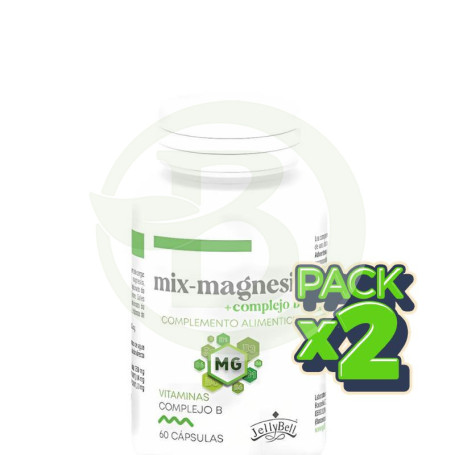 Pack 2x Mix-Magnesio 60 Cápsulas Jellybell