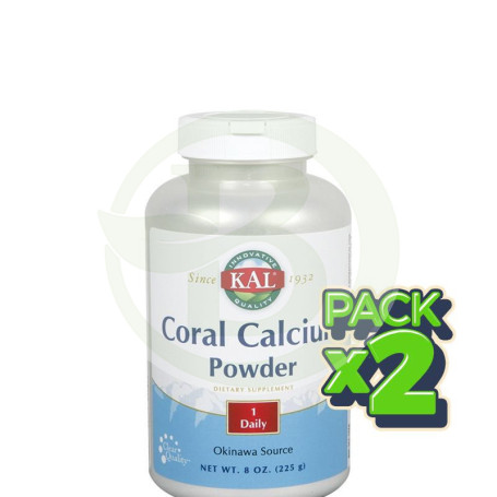 Pack 2x Coral Calcium 225Gr. Kal