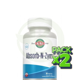 Pack 2x Absorb-N. Zyme 90 Capsulas Kal