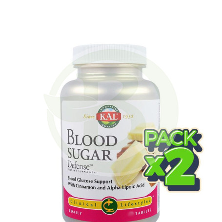 Pack 2x Sugar Defense 30 Ccomprimidos Kal