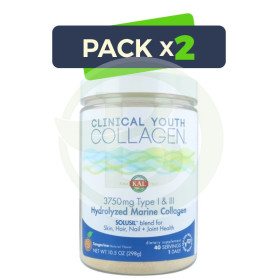 Pack 2x Clinical Collagen Type I & III 298Gr. Kal
